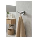 ANZA HOME Krom V Çatal Bornozluk Askısı