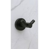 ANZA HOME Siyah V Çatal Bornozluk Askısı