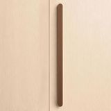 Anzer Çizgili Saten Bronz Çekmece Kulp 992 Mm Modern Uzun Dolap Kulp Şık Tasarım Dayanıklı Metal