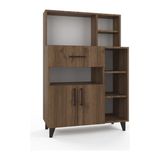 Anzera Ağva Mutfak Dolabı - Ceviz - 135 cm