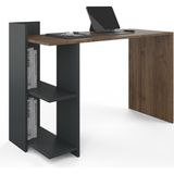 Anzera Malta Ofis / Çalışma Masası - Antrasit - Ceviz