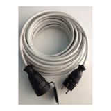 ANZEYGRUP 50 Metre Topraklı Seyyar Uzatma Kablosu 3X1,5 Mm Ttr Cca Beyaz