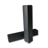 ANZKA 50 Adet Boş Dudak Parlatıcı Kutu 12 x 2 x 2 cm Maskara Tüp Ambalaj Mat Doku Siyah Dudak Parlatıcı Kraft Kağıt Kılıf Sır Balsamı Düzenleyici Depolama Kendin Yap Makyaj Örneği Lüks Tutucu Sarma