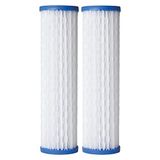 AO Smith 2,5" x 10" 40 Mikron Tortu Su Filtresi Yedek Kartuş - 2 Paket - Tüm Ev Filtrasyon Sistemleri İçin - AO-WH-PRE-RPP2