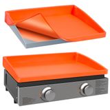 AOBHI Nihai Tam Kapak 22" Blackstone Mat - Gıda Sınıfı Silikon Izgara Mat. Temizlemesi Kolay, Isıya ve Soğuğa Dayanıklı, Paslanmayı Önleme, Izgara Arkadaşı (Tam Kapak 22")