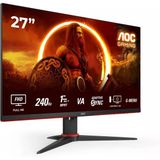 Aoc 27G2zne/Bk 27" 1 Ms Full Hd 240 Hz Oyuncu Monitörü Teşhir Outlet Vitrin