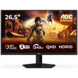 AOC Q27G41ZDF 26.5 inç 240Hz 0.03ms QD-OLED 2K Oyuncu Monitörü