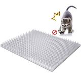 Aocoray 8'li Paket Kedi Kovucu Dış Mekan/İç Mekan Scat Mat, Evcil Hayvan Caydırıcı Eğitim Matları, Kedileri / Köpekleri Uzak Tutun Sivri Uçlu Plastik Paspaslar, 30 cm2, 40 cm x 30 cm