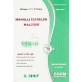 AÖF Egem Yayınları Mahalli İdareler Maliyesi Bahar Dönemi Güncel Baskı Konu Anlatımlı Soru Bankası