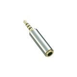 AoGo 2.5 mm Erkek To 3.5 mm Dişi Stereo Kulaklık Jakı Dönüştürücüsü Metal Materyal ile Dayanıklı
