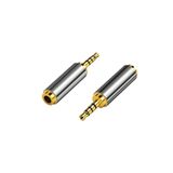 aogo 2.5 Mm To 3.5 Mm Çevirici Adaptör 2.5mm Erkek 3.5mm Dişi 4 Boğumlu Stereo Kulaklık Jakı Dönüştürücü