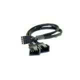 aogo 2 Port Fan Çoklayıcı 4 Pin Pwm Fan Kontrol Kablosu 4p Dişi 3+4p Erkek 4pinli Fan Uzatma Pwm Kablo