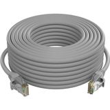 Aogo 20 Metre Cat6 Patch Kablo 20M Ethernet Kablosu Utp Lan Kablosu Internet Kablosu Gri Renk