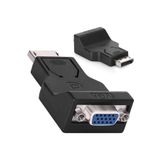 Aogo Display VGA Çevirici Displayport To VGA 15 Pin Adaptör Display In VGA Out Dp Erkek VGA Dişi