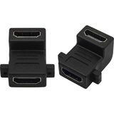 Aogo HDMI Dişi Dişi 90 Derece Vidalı Tip Yukarı Açılı HDMI Ara Extender HDMI Uzatma Aparatı