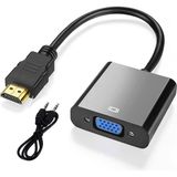 Aogo HDMI To VGA Dönüştürücü Ses Çıklışlı HDMI Giriş VGA Çıkış HDMI VGA Kablo HDMI Erkek VGA Dişi