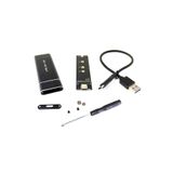 Aogo M.2 Nvme To Usb3.1 Type-C Gen2 10GBPS M.2 Pcı-E SSD Harici Sürücü Kutusu M.2 M-Key SSD Usb-C