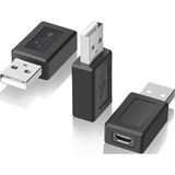 Aogo Micro USB Dişi USB Erkek Aparat Mikro Dönüştürücü USB 2.0 A Erkek - USB Mikro Dişi