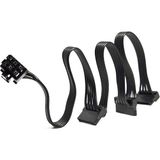 Aogo Pcıe 6pin Modüler Power Kablo 6 Pin 3x Sata Güç Kablosu Pcı-E 6 Pin Erkek - 3 Sata Dişi Güç Splitter