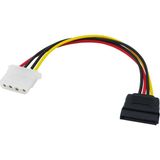 Aogo Sata Molex Çevirici Sata 15 Pin Dişi Molex 4 Pin Erkek Güç Kablosu Sata To Molex