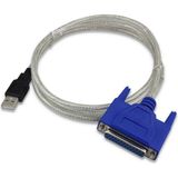 Aogo USB 2.0 25 Pin DB25 Dişi Paralel Port Kablosu Ieee 1284 12MBPS USB Paralel Yazıcı Kablosu