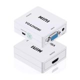 Aogo VGA To HDMI Full Hd 1080P Görüntü ve Ses Dönüştürücü Çevirici VGA2HDMI Converter Adaptör
