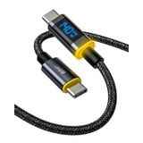 AOHI 140 W USB C Kablosu, Ekranlı, Magline Naylon 1,2 m Tip C Hızlı Şarj Kablosu - iPhone 15 Pro Max, Galaxy, MacBook Pro/Air, iPad Pro/Air, Pixel ve Daha Fazlası ile Uyumlu