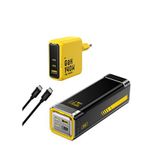 Aohi 27.600 Mah 240w Powerbank Youth 3 Portlu Şarj Adaptörü - Siyah