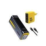 Aohi 40.000 Mah 140w Powerbank Youth 3 Portlu Şarj Adaptörü - Sarı
