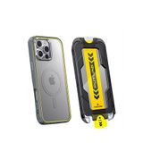Aohi iPhone 16 Pro Max The Future Natural Titanium Şeffaf Temperli Cam Koruma ve Telefon Kılıfı