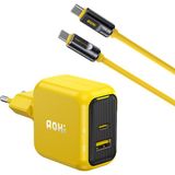 Aohi Magcube 67W 2 Portlu Şarj Adaptörü + 240W 8K Süper Hızlı Şarj ve Data Kablosu Seti