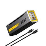 Aohi Starship 20.000 mAh 310W PD3.1 Powerbank, Akıllı Dijital Göstergeli 2si1 Arada Taşınabilir Hızlı Şarj Cihazı, Şarj İstasyonu, Siyah