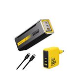 Aohi Starship 20.000 Mah 310W Powerbank, Youth 3 Portlu 100W Şarj Adaptörü - Siyah