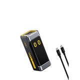 Aohi Starship Akıllı Dijital Göstergeli 2’si 1 Arada Taşınabilir 10.000 Mah 210w Pd3.1 Powerbank - Siyah