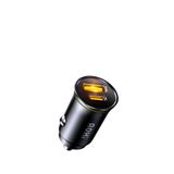 Aohi Superauto Araç İçi Şarjı, 2 Portlu PD 65W Type-C ve USB-A Girişli, USB, Hızlı Şarj Çakmaklık Adaptörü, Siyah