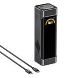 Aohi The Black Warrior 25.200 mAh 170W PD3.0 Powerbank, Akıllı Dijital GöstergeliTaşınabilir Hızlı Şarj Cihazı, Siyah