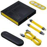 Aohi The Future 240W 4in1 USB-C to USB-C Modüler Uzayabilen 1 mt 40 GBPS 8K Destekli PD 3.1 USB4 Süper Hızlı Şarj ve Data Kablo Seti
