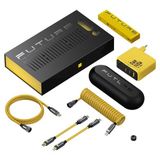 Aohi The Future Creative Power 240W 2.6 mt 480 MBPS PD 3.1 MFI Lisanslı Süper Hızlı Şarj ve Data Kablo + Youth 140W 3 Portlu Şarj Adaptörü Seti