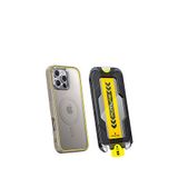 Aohi The Future Iphone 16 Pro Max Desert Titanium Tam Kaplayan Kırılmaz Temperli Camlı Ekran Koruyucu - Siyah