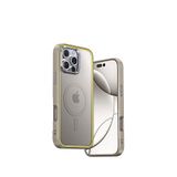 Aohi The Future Iphone 16 Pro Max Magsafe Uyumlu Desert Titanium Gri Telefon Kılıfı