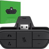 AOLION Xbox One için Stereo Kulaklık Adaptörü, Xbox One/ One S/X/ Elite 1/ Elite2/ Series S/X Kumandası için Sesli Mikrofon Kulaklık Dönüştürücüsü-Ses Dengesini Ayarlama (Oyun Ses ve Sesli Sohbet)