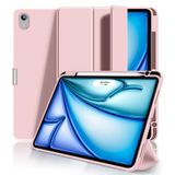 Aoub iPad Air 5. Nesil 2022 / iPad Air 4. Nesil 2020 10,9 inç Kalem Tutuculu Kılıf, Yumuşak TPU Arka Kapaklı İnce Trifold Stand Kılıf, iPad Air 5/4 için Otomatik Uyku/Uyanma Kılıfı, Pembe