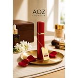 AOZ KOZMETİK Kırmızı Parfüm Dolum Seti Doldurulabilir Mini Parfüm Şişesi Cep Parfüm Şişesi Taşınabilir Parfüm Şişesi 12ML