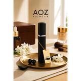 AOZ KOZMETİK Siyah Parfüm Dolum Seti Doldurulabilir Mini Parfüm Şişesi Cep Parfüm Şişesi Taşınabilir Parfüm Şişesi 12ML