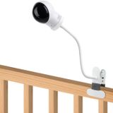 AOZTSUN Eufy Spaceview, Spaceview Pro ve Spaceview S Video Bebek Monitörü Kamerası ile Uyumlu Esnek Klips Kelepçeli Montaj 15,7 inç Esnek Uzun Kaz Boynu Kol, Beşik Bebek Kamerası için Bebek Monitörü Tutacağı