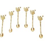 Ap Store Decotyle Paşabahçe Çay Kaşığı Gold 6 Kişilik - Kahverengi
