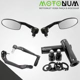 Apachi Nova 125 Modifiye Seti-Siyah-Oval Gidon Ayna-Md07713