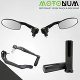 Apachi Nova 125 Modifiye Seti-Siyah-Oval Gidon Ayna-Md08481