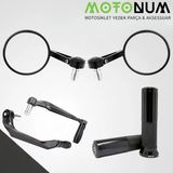 Apachi Nova 125 Modifiye Seti-Siyah-Yuvarlak Gidon Ayna-Md09505