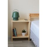 Apala 50 cm Doğal Ahşap Sehpa, Komodin, Dergilik, Çiçeklik, Kitaplık, Dekoratif Raf - Ahşap Rengi